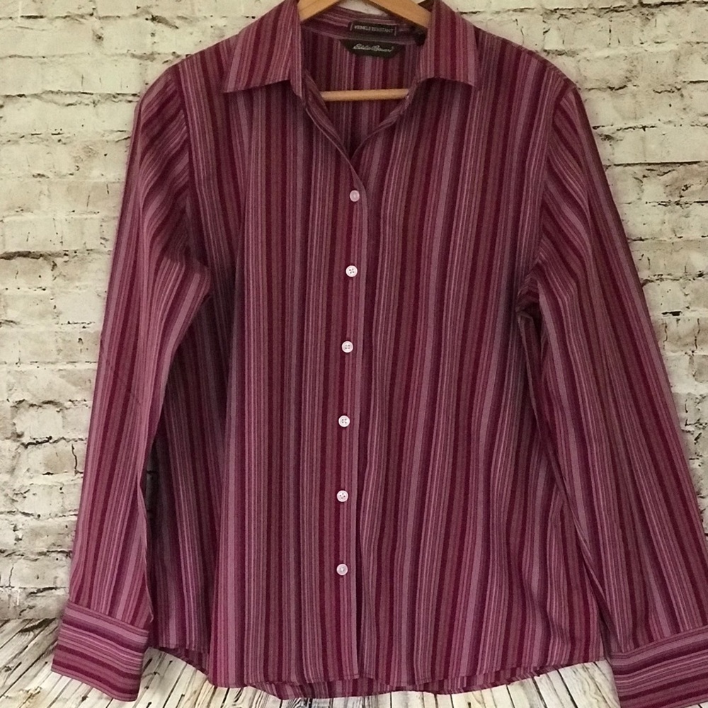 Women’s Eddie Bauer Cotton Shirt Sz Large